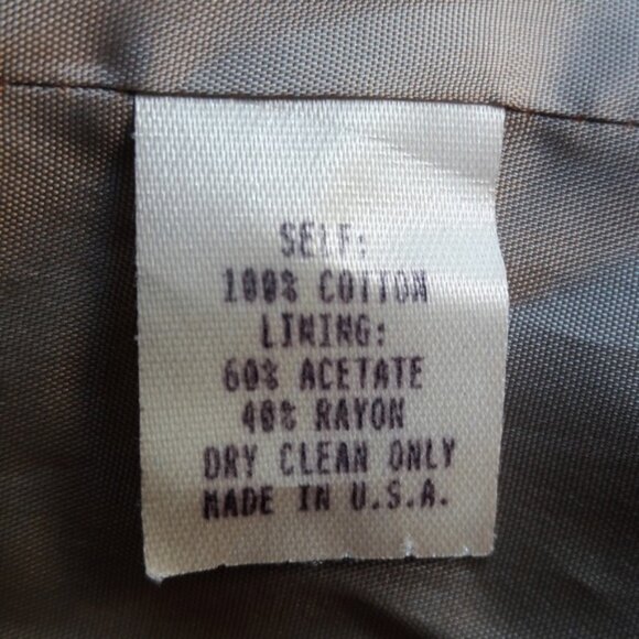 Nanette Lepore Blue Cotton Blazer Coat Pin Stripe Fitted White Top Stitching USA - Picture 7 of 7